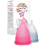 Talisi menstrual cup set - Sensitive w/o sterilizer cup (pink & white)