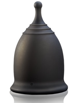 Menstrual cup set for heavy flow (black & white)