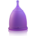 Menstrual cup set for heavy flow (purple & pink)