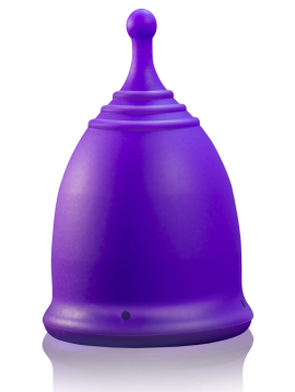 Menstrual cup set for heavy flow (purple & pink)